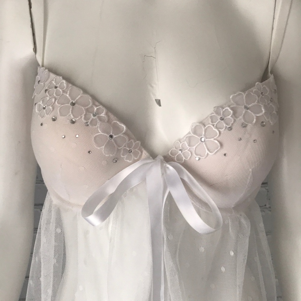 White Victoria Secret Negligee - NWT